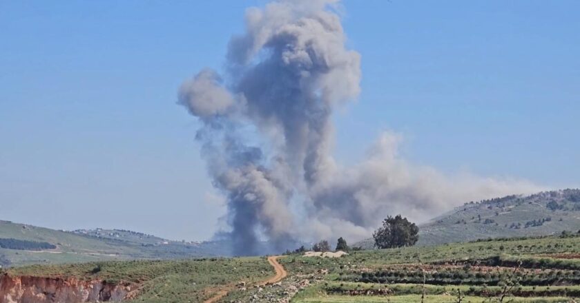 İşgalci İsrail, Lübnan’ın güneyine bir dizi hava saldırısı düzenledi