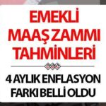 EMEKLİ MAAŞ ZAMMI 2025 TEMMUZ TABLOSU HESAPLAMA SSK-BAĞKUR 2025 || Temmuz’da emekli maaşı kaç TL’ye çıkacak? En düşük emekli maaşı ne kadar olacak? Enflasyon farkı açıklandı! İşte TÜİK 4 aylık enflasyon farkı ile emekli zammı