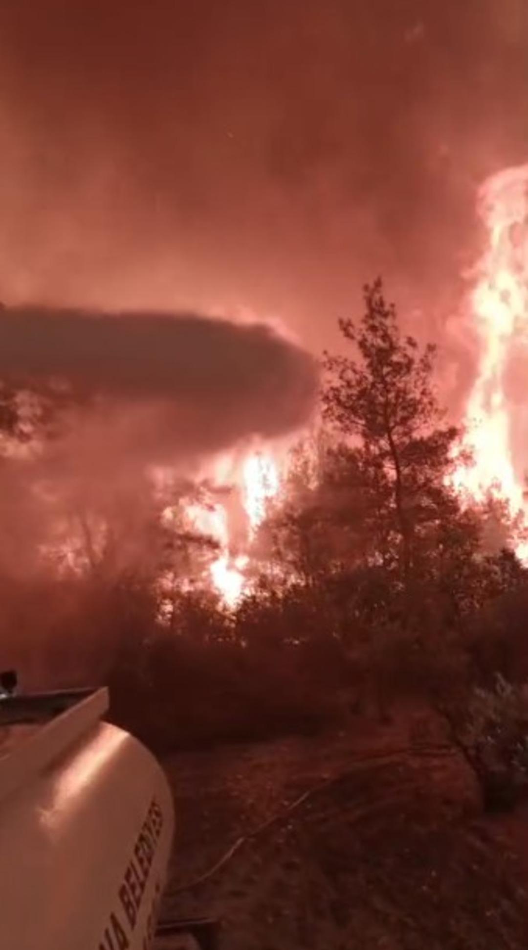 Görüntüler ortaya çıktı! Çığlıklar her yere gitti, cehennem gibi ...