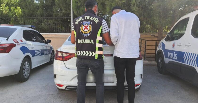 Drift atan sürücüye 47 bin lira ceza kesildi